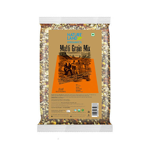 Nature Land Organics Roasted Multi Grains Mix - Distacart