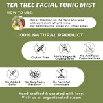 Thumbnail for Organicos Tea Tree Facial Tonic Mist - Distacart