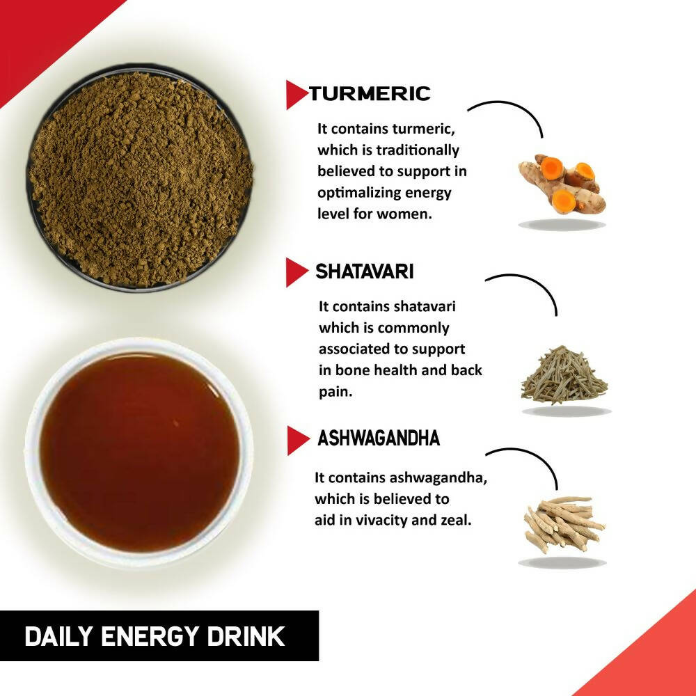 Justvedic Daily Energy Drink Mix - Distacart