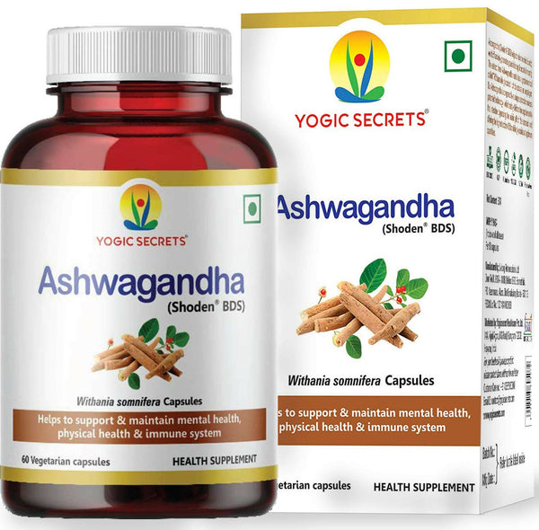 Yogic Secrets Ashwagandha Capsules - Distacart