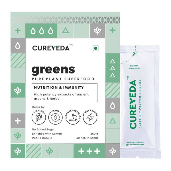 Cureveda Greens - Pure Plant Superfood - Distacart