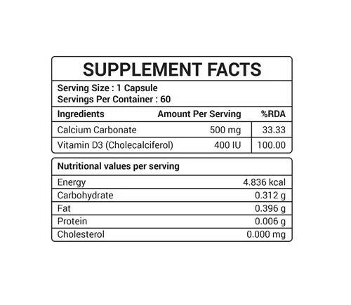 Nutrisouk Vitamin D3 Capsules - Distacart