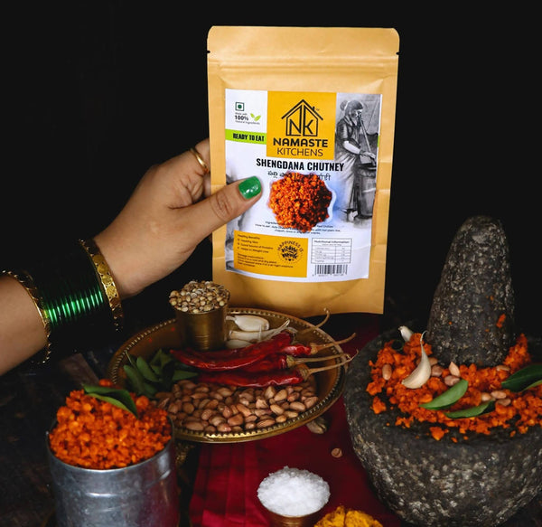 Namaste Kitchens Sholapur Shengdana Chutney - Distacart