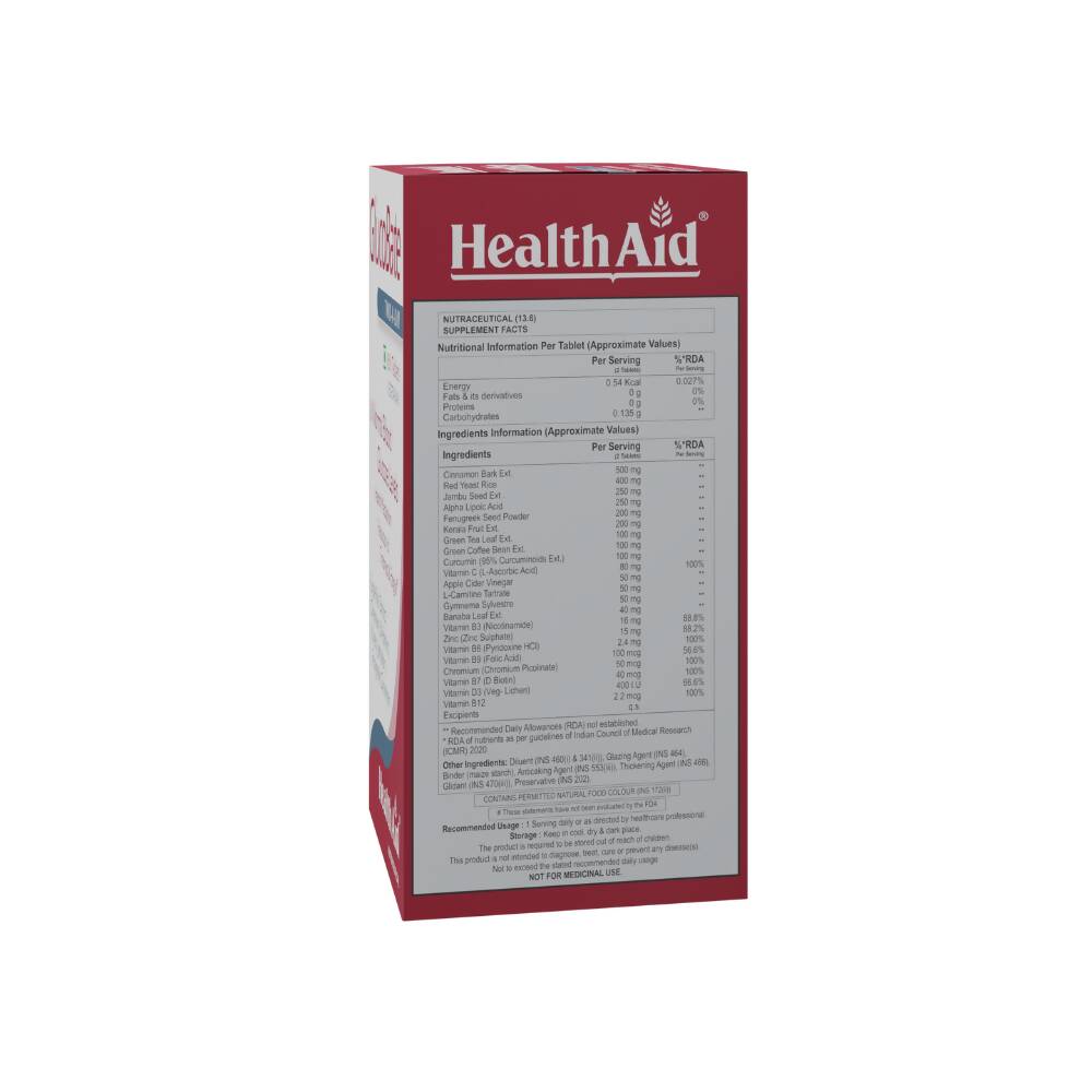 HealthAid GlucoBate Tablets - Distacart