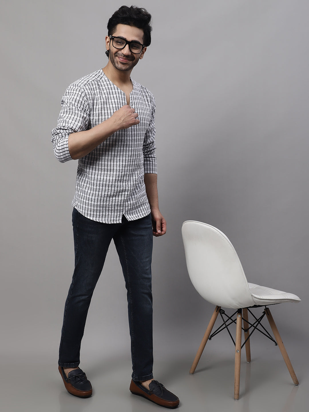 Even Apparels Multi Pure Cotton Open Neck Kurta - Distacart