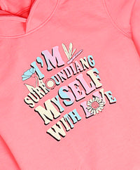 Thumbnail for Girls Printed Hooded Sweatshirt - Mini Marvels - Distacart