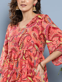Thumbnail for InWeave Women's Camellia V Neck Kurta Set - Distacart