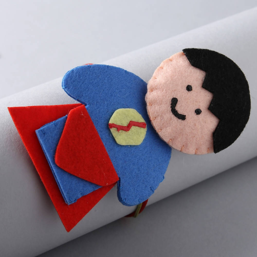 Superman Kids Rakhi & Besan Laddoos Online