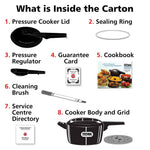 Thumbnail for Hawkins Futura Hard Anodised Aluminium Induction Pressure Cooker (Inner Lid)