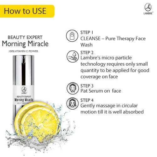 Lambre Beauty Expert Morning Miracle Vitamin C Power Serum - Distacart