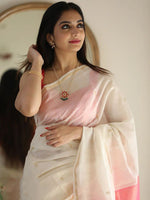 Thumbnail for Kalini Silk Blend Kanjeevaram Saree - Distacart
