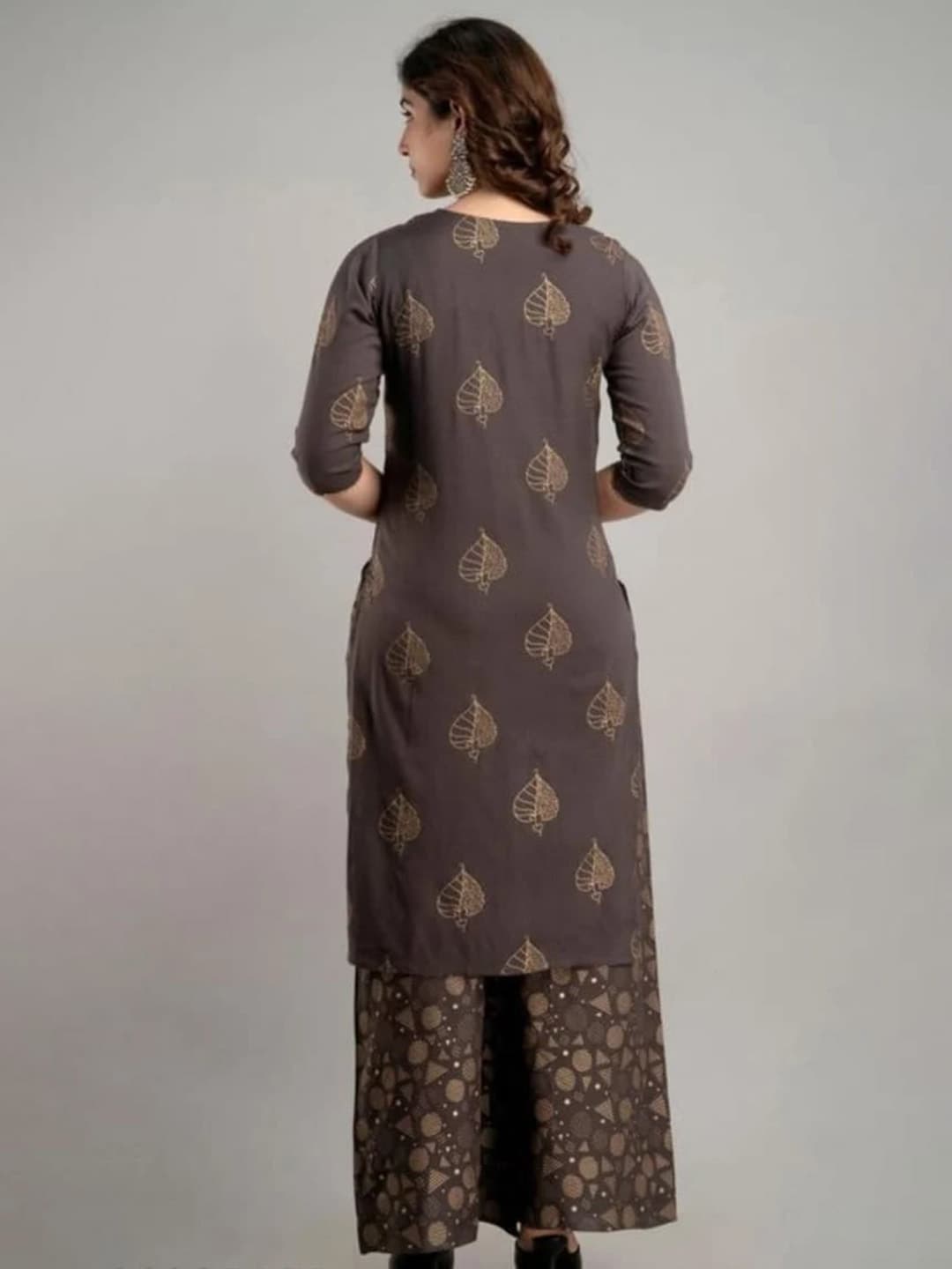 Kalini Floral Printed Regular Kurta With Palazzos & Dupatta - Distacart