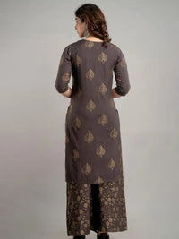 Thumbnail for Kalini Floral Printed Regular Kurta With Palazzos & Dupatta - Distacart