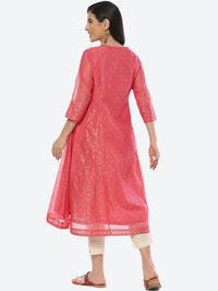 Thumbnail for Biba Women Ethnic Motifs Printed Anarkali Kurta - Distacart