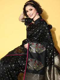 Thumbnail for Saree Mall Ethnic Motifs Saree with Solid Border - Distacart