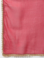 Thumbnail for Khushal K Women Black Floral Printed Gotta Patti Kurta with Trousers & With Dupatta - Distacart