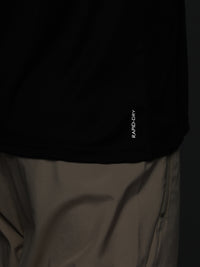 Thumbnail for HRX by Hrithik Roshan Solid Antimicrobial Training T-shirt - Distacart
