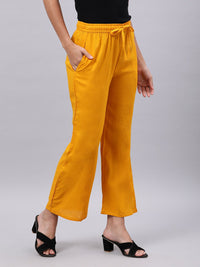 Thumbnail for Souchii Yellow Liva Ethnic Palazzos - Distacart