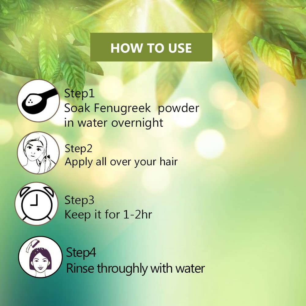 Syndy Pharma Fenugreek Powder (Methi) for Hair & Skin - Distacart