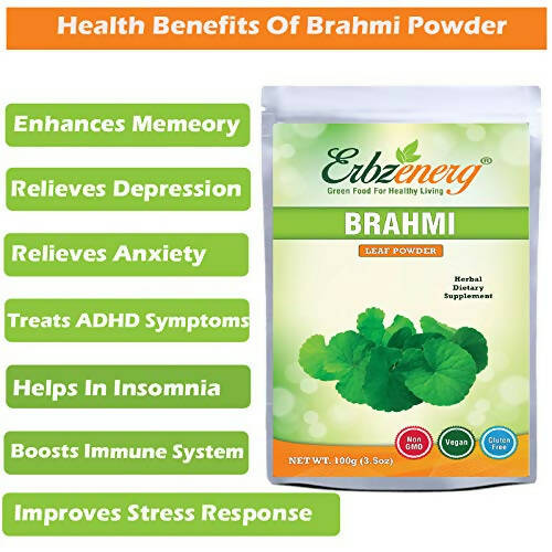 Erbzenerg Organic Brahmi Leaf Powder - Distacart