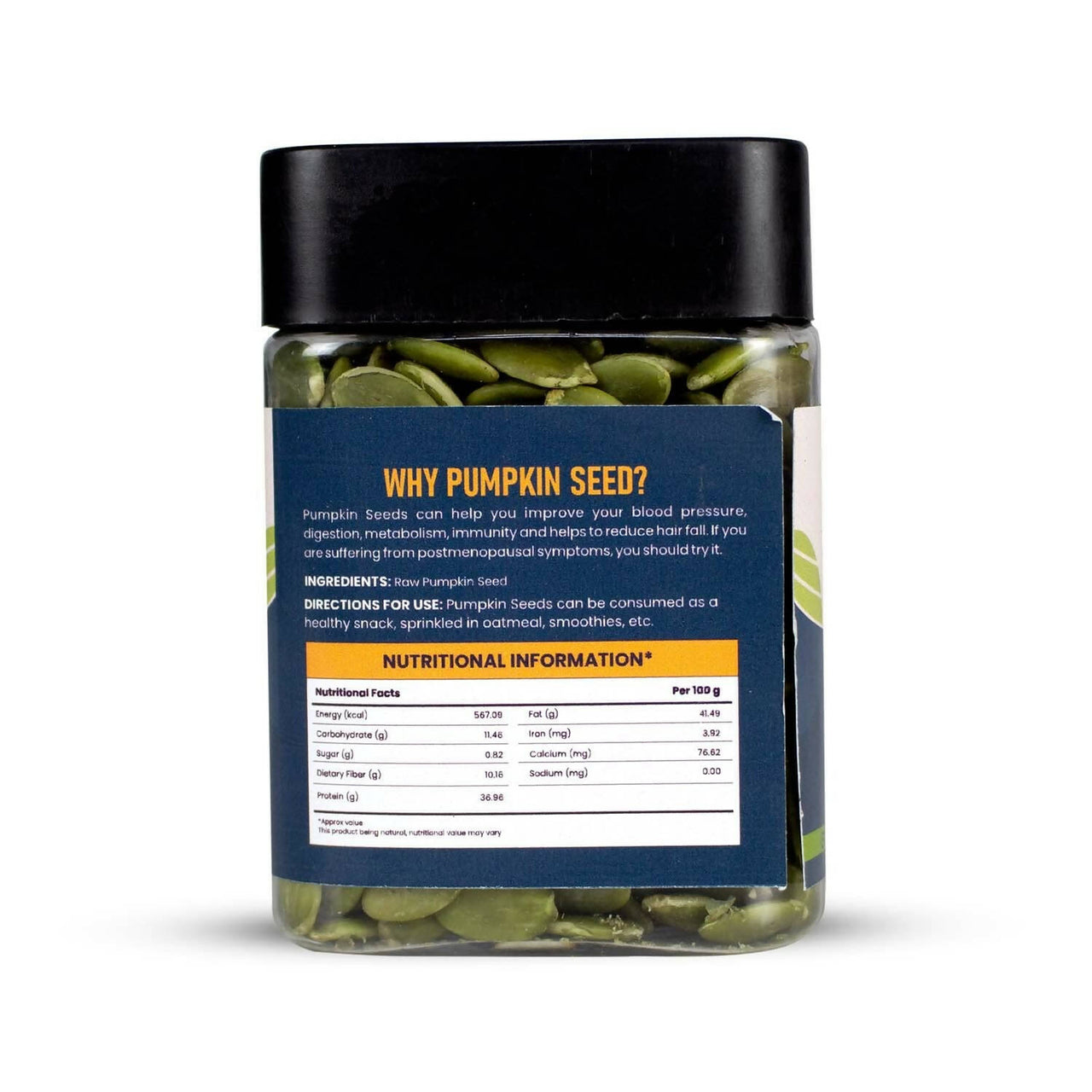 Upaveda Raw Pumpkin Seeds - Distacart