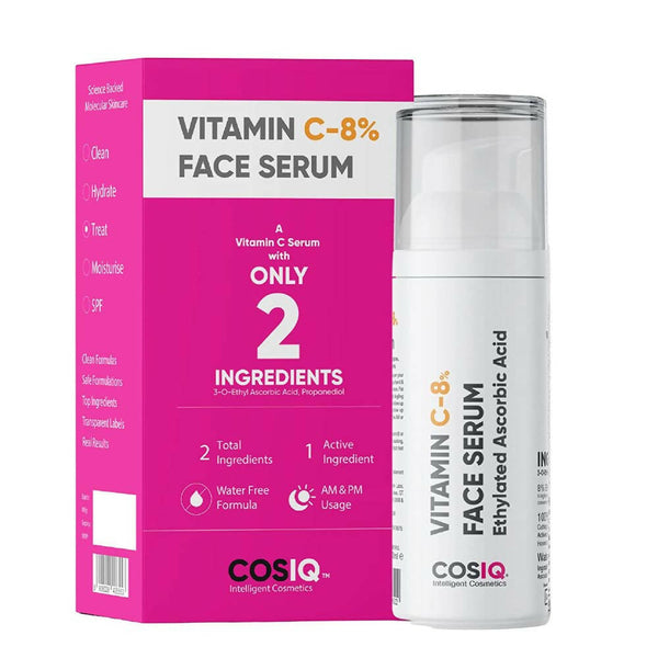 Cos-IQ Vitamin C-8% Face Serum - Distacart