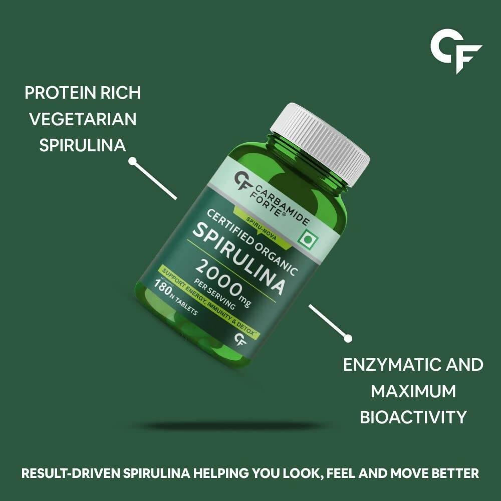 Carbamide Forte Organic Spirulina Tablets - Distacart