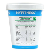 Thumbnail for Myfitness All Natural Unsweetened Peanut Butter Crunchy - Distacart