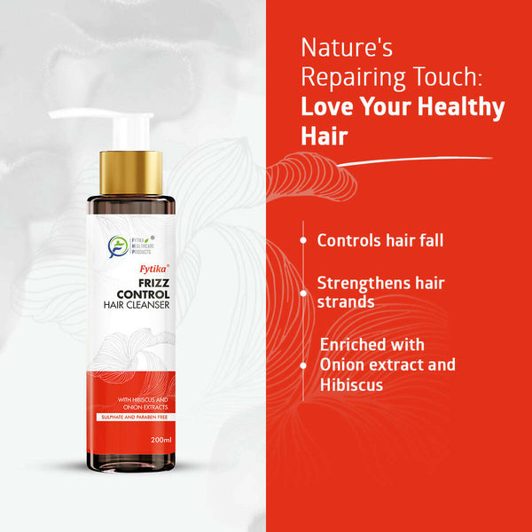 Fytika Frizz Control Hair Cleanser with Hibiscus & Onion Extracts - Distacart