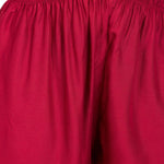 Thumbnail for PAVONINE Maroon Color Golden Printed Rayon Fabric Sharara For Women & Girls - Distacart