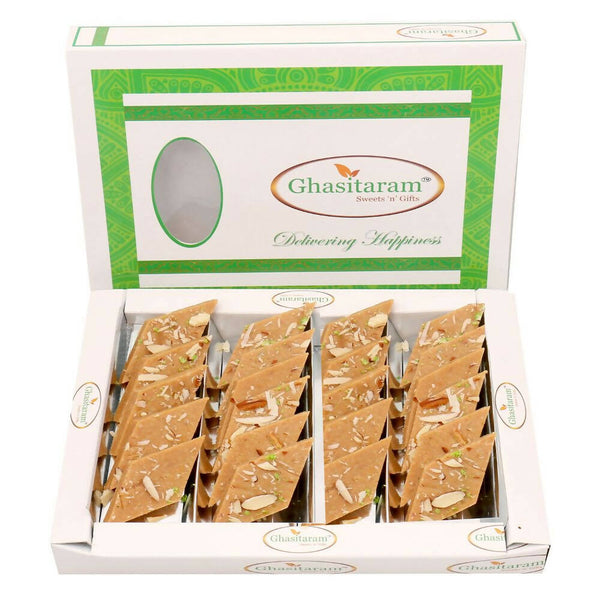 Ghasitaram Jaggery (Gud) Kaju Katli Sweets - Distacart