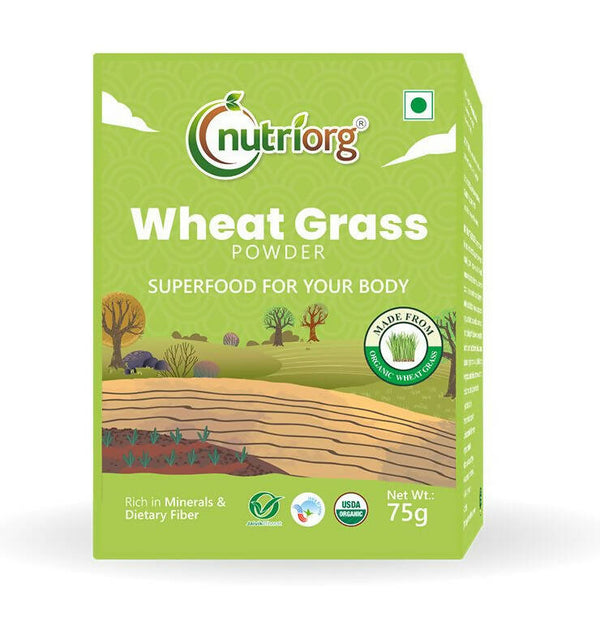 Nutriorg Certified Organic Wheatgrass Powder - Distacart