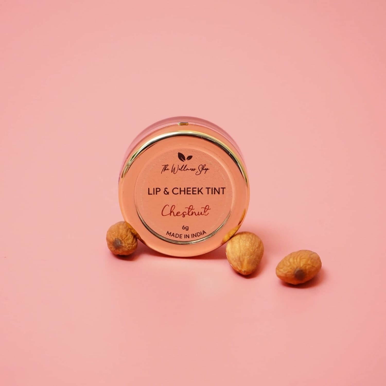 The Wellness Shop Lip & Cheek Tint (Chestnut) Lip Balm - Distacart