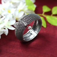 Thumbnail for Mominos Fashion Kamal Johar Silver-Plated Screw Type Handcraft Bracelet