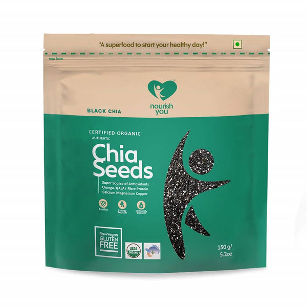 Nourish You Organic Black Chia Seeds