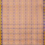 Thumbnail for Exclusive Collection 100% Pure Cotton Light Biege Tant Saree With Hand Weaving Work - Distacart