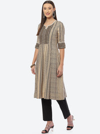 Thumbnail for Biba Geometric Printed Kurta - Distacart