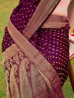 Thumbnail for Tikhi Imli Embellished Zari Art Silk Saree - Distacart