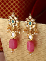 Thumbnail for Shoshaa Gold Contemporary Drop Earrings - Distacart