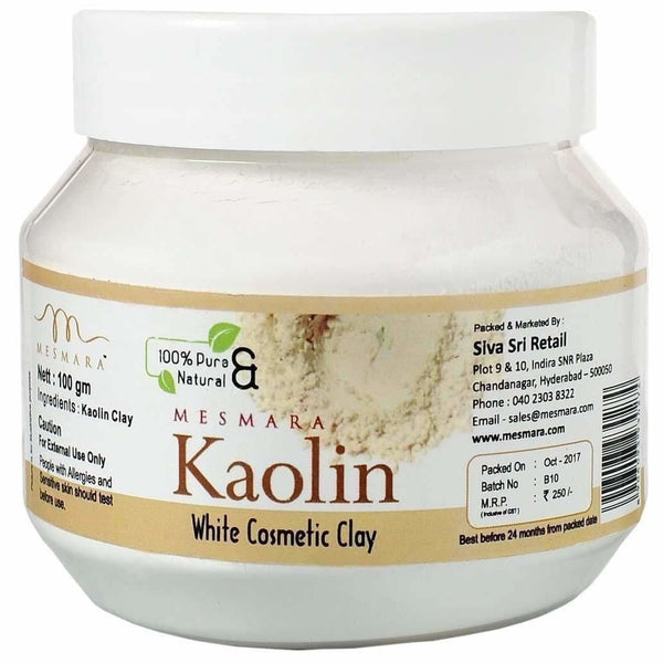 Mesmara Kaolin White Cosmetic Clay, 100g - Distacart