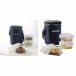 Thumbnail for Microwavable Containers with Lunch Bag, 400ml, Set of 3 - Distacart