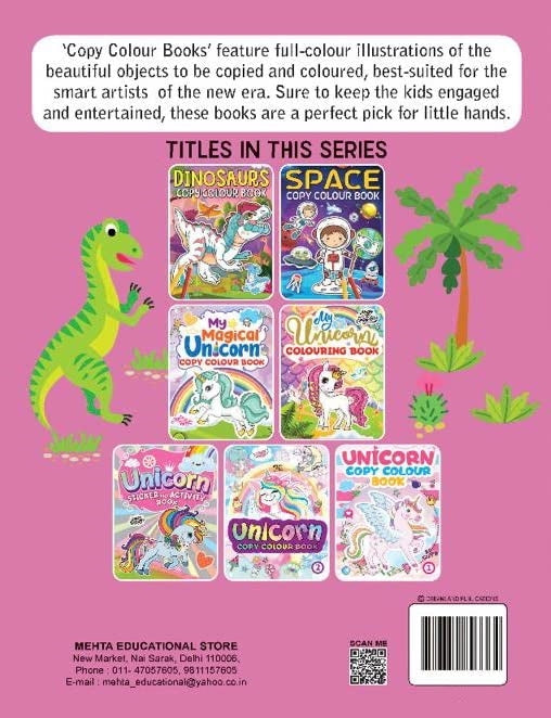 Dreamland Dinosaurs Copy Colour Book - Distacart