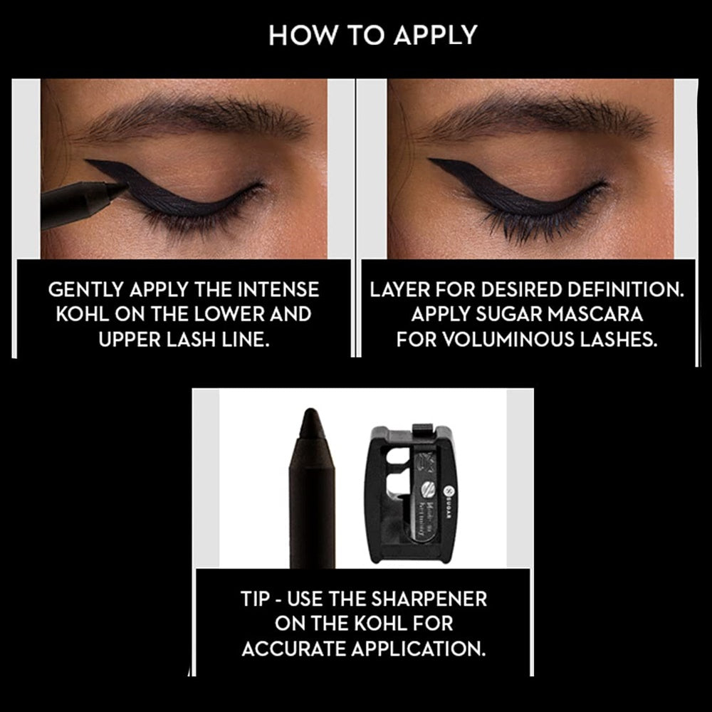 Sugar Stroke Of Genius Heavy-duty Kohl - Back To Black