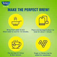 Thumbnail for Tetley Green Tea Lemon and Honey (100 Tea Bags)