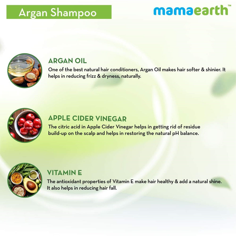 Mamaearth Argan Shampoo & Conditioner Combo Usage