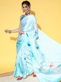 Thumbnail for Saree Mall Floral with Printed Border Saree - Distacart