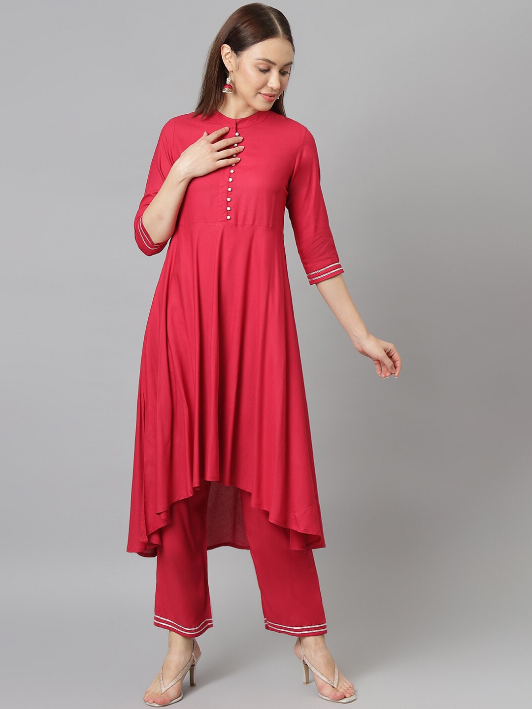 Khushal K Kurta with Palazzos - Distacart