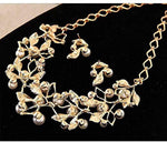Thumbnail for Gold-Toned Alloy Pearl Studded Long Haar Necklace - The Pari - Distacart