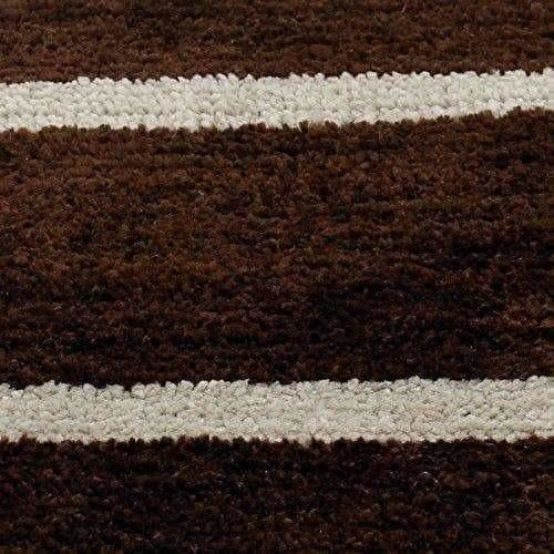 Handicraft Style Eco Series 2 Piece Cotton Blend Door Mat - 16"x24", Grey and Brown - Distacart