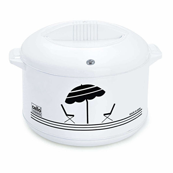 Casserole - 2.5 Liters, White - Distacart